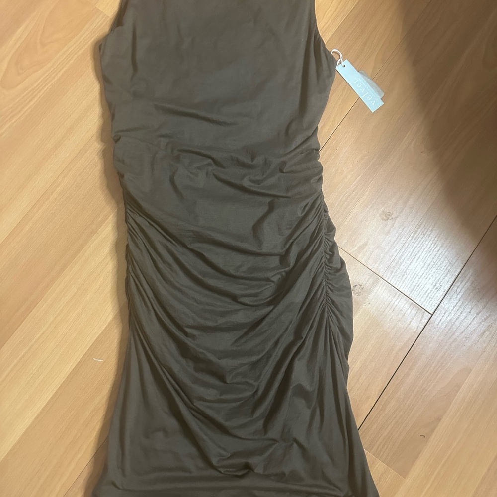 Velvet  Brown Dress